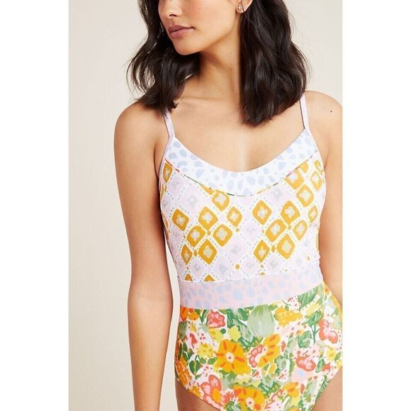NWOT Anthropologie Alja Horvat Tartini One Piece Swimsuit - Picture 2 of 8